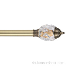 Dekorative Kopfkristall Vorhangstange im algerischen Stil